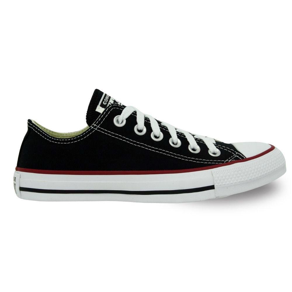 Tenis All Star Chuck Taylor Cano Baixo Preto/vermelho/preto 039