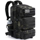 Mochila Tática Kookoomia Military 50l Para Homens Resistente À Água