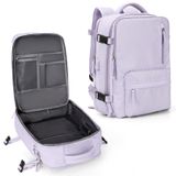 Mochila De Viagem Wonhox Large Para Mulheres Impermeável Roxa