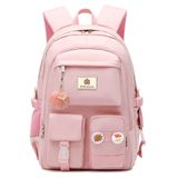 Mochila Para Laptop Hidds School Bag College 15,6" Rosa Para Meninas