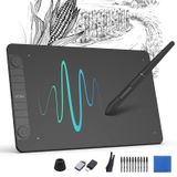 Tablet De Desenho Veikk Vk1060pro V2 10 X 6" Com 8192 Níveis