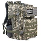Mochila Zavothy Camo Tactical Military 45l Para Homens E Mulheres