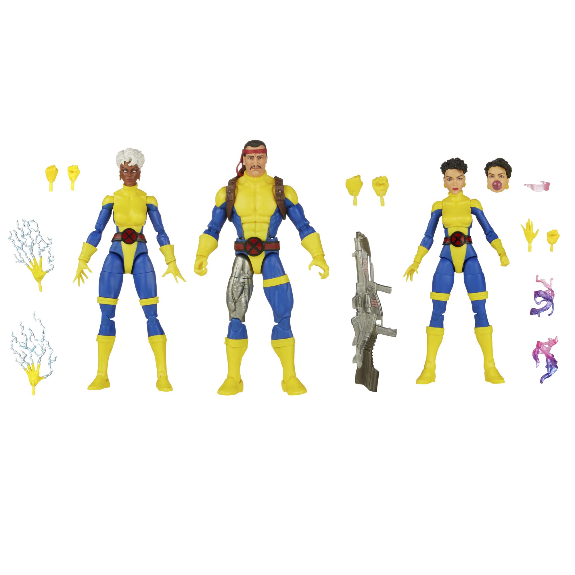Conjunto De Bonecos De Ação Marvel Legends Series X-men 60th Anniv.
