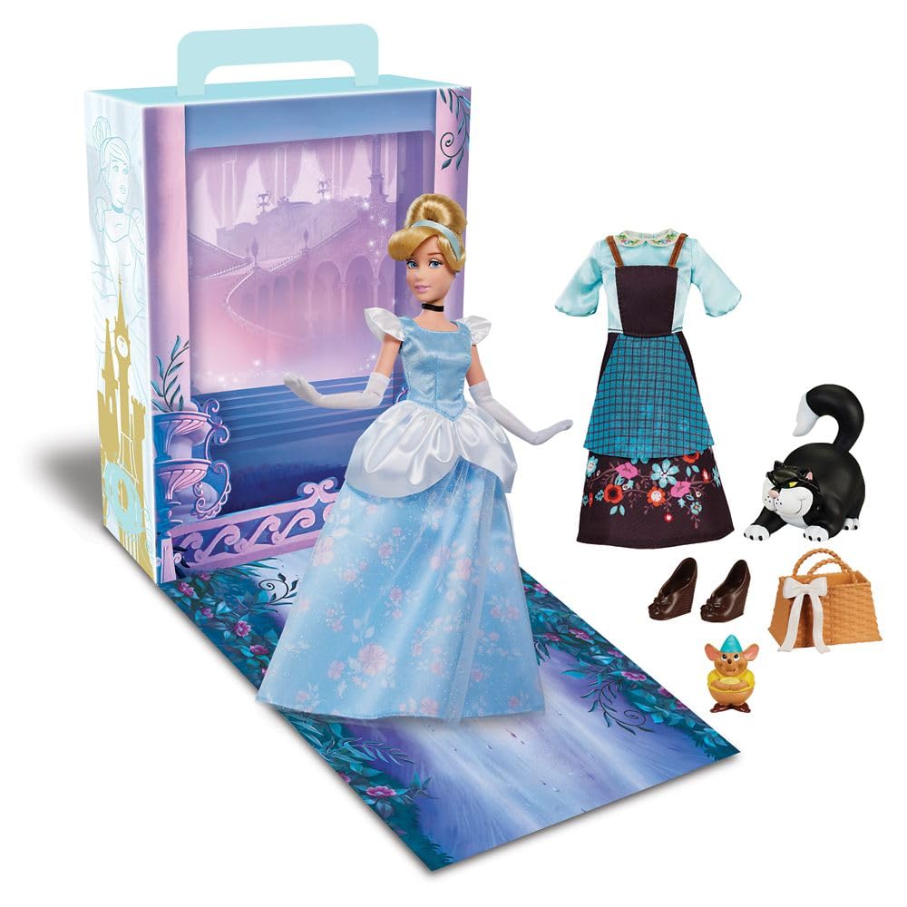 Boneca Princess Story Disney Store Cinderela Com Acessórios