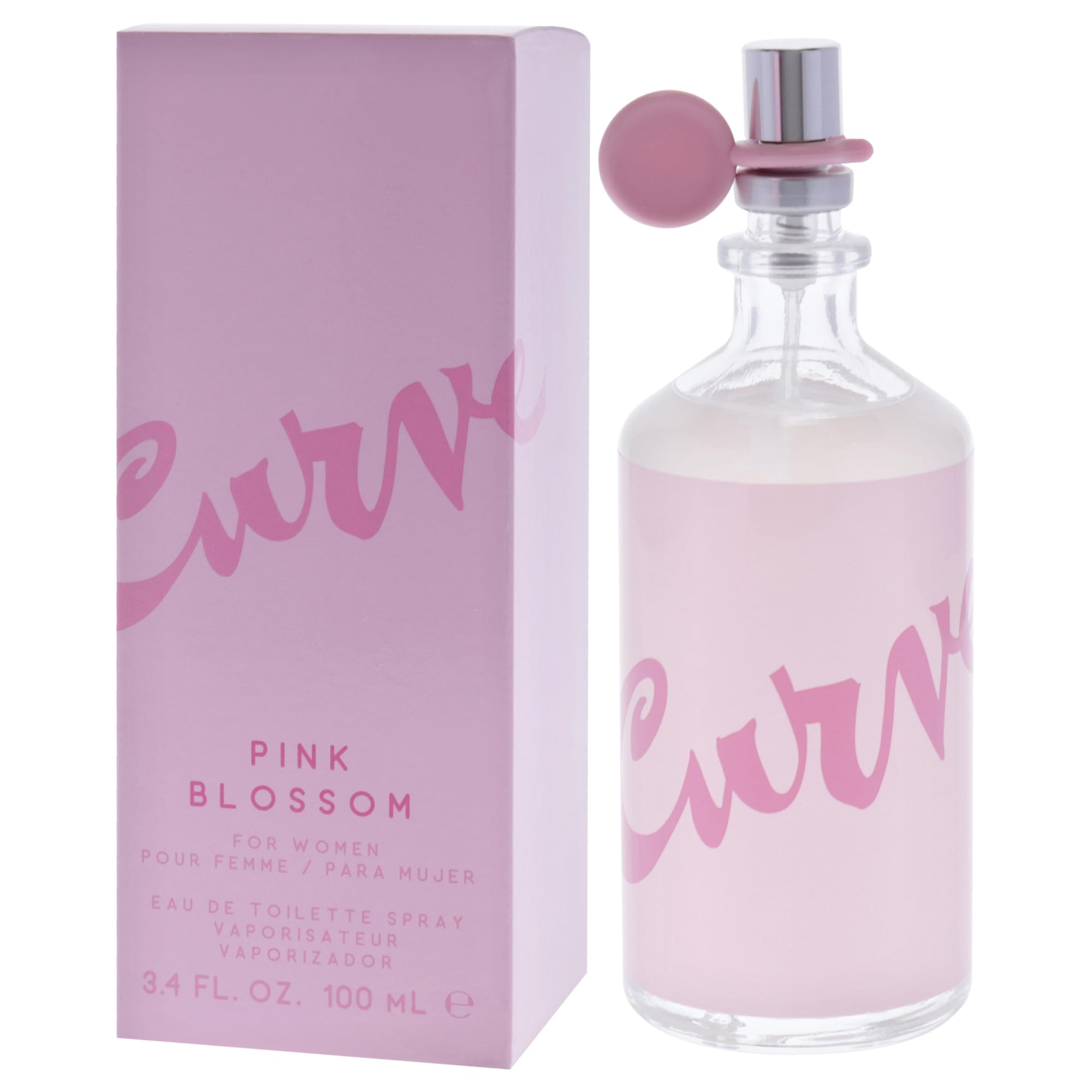 Perfume Liz Claiborne Curve Pink Blossom Edt 100ml Para Mulheres