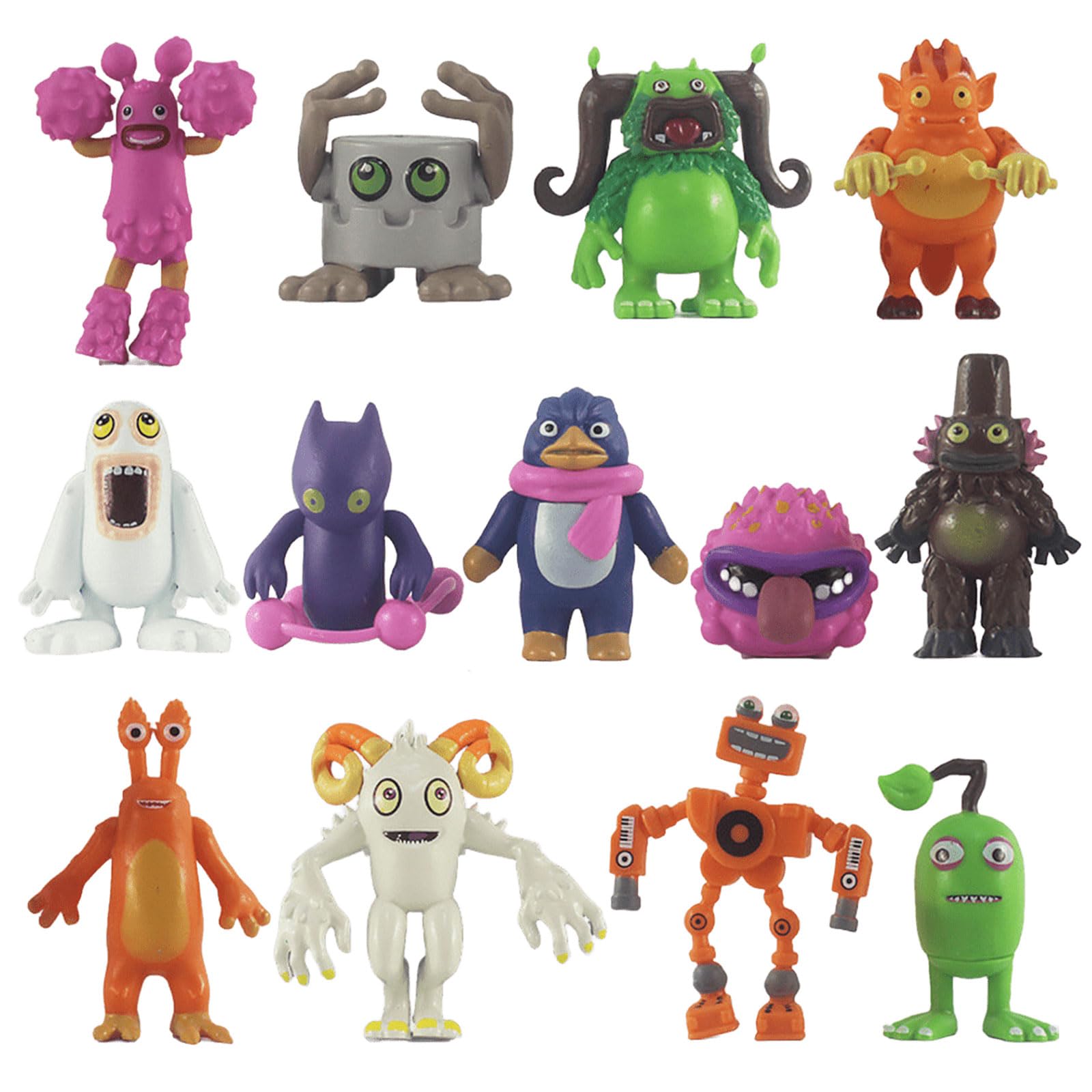 Conjunto De Bonecos De Ação Uzakmi Singing Monsters 13 Unidades
