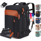 Mochila De Viagem Para Laptop Bagparkk 42l Com Cubos De Embalagem Resistentes À Água