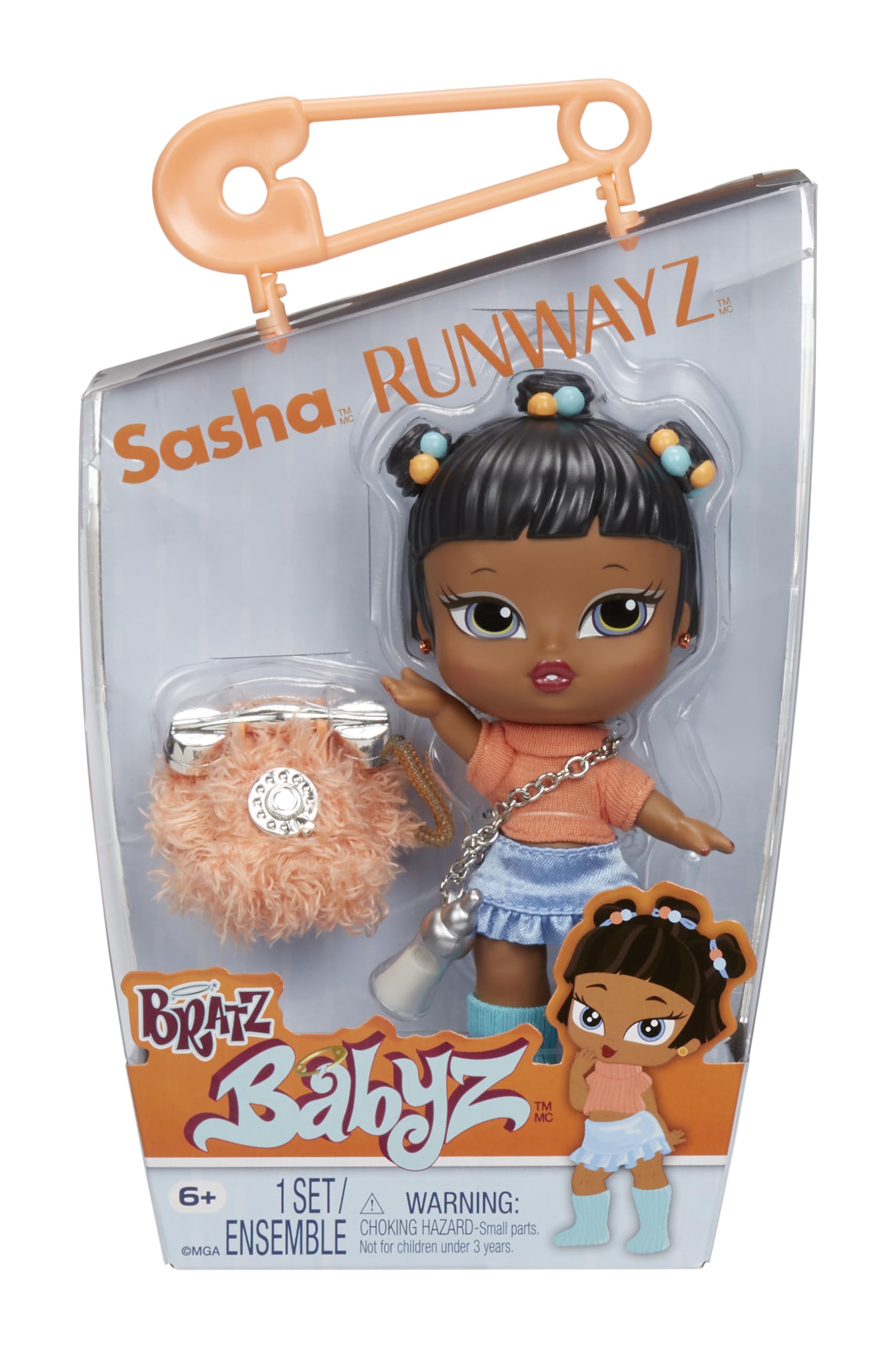 Boneca Fashion Bratz Babyz Runwayz Sasha Com Moda Real