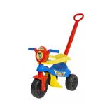 Triciclo Dog Azul Tico Tico Apoio Para O Pé Proteção Lateral