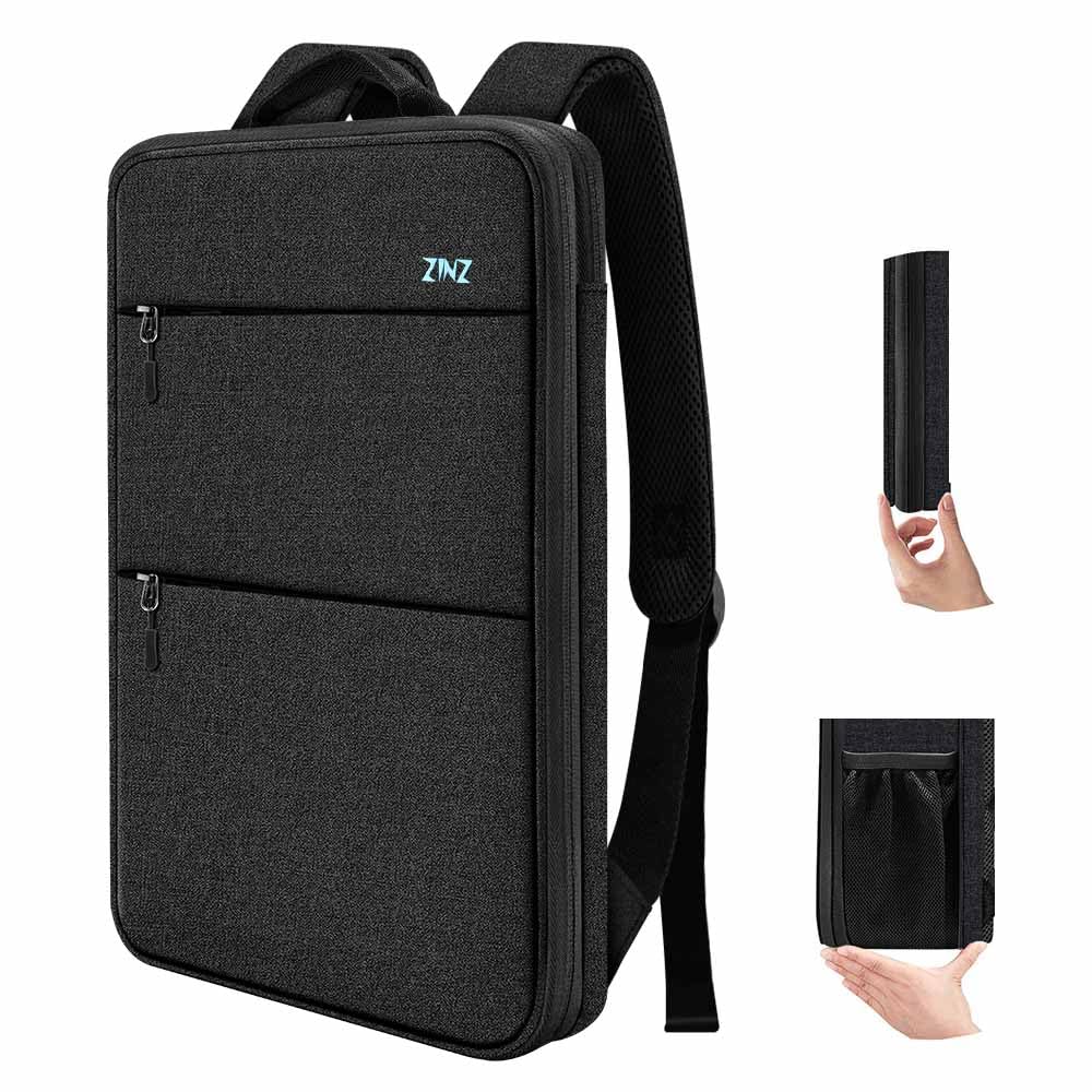 Mochila Para Laptop Zinz Slim E Expansível De 15-16 Polegadas Com Porta Usb