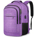 Mochila De Viagem Lapsouno Extra Large 17,3" Com Porta Usb Roxa