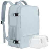 Mochila De Viagem Sinaliy Large Expansível 40l Impermeável 17"