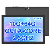 Tablet Peicheng Android 13 De 10,1 Polegadas 10 Gb De Ram 64 Gb De Rom Preto