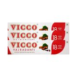 Pasta De Dentes Vicco Vajradanti 200g (pacote De 3)