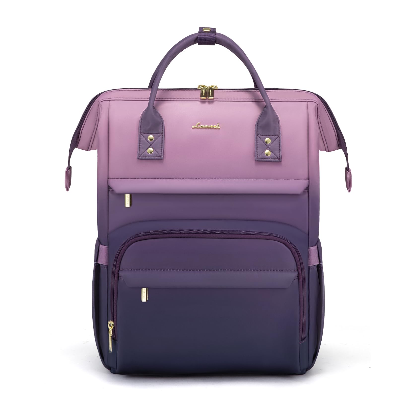 Mochila Para Laptop Lovevook Gradient 15,6" Impermeável Roxa