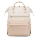 Mochila De Couro Lovevook Para Mulheres Com Compartimento Para Laptop De 15,6"