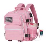 Mochila Tática Boomistry 15l Para Mulheres Impermeável Rosa