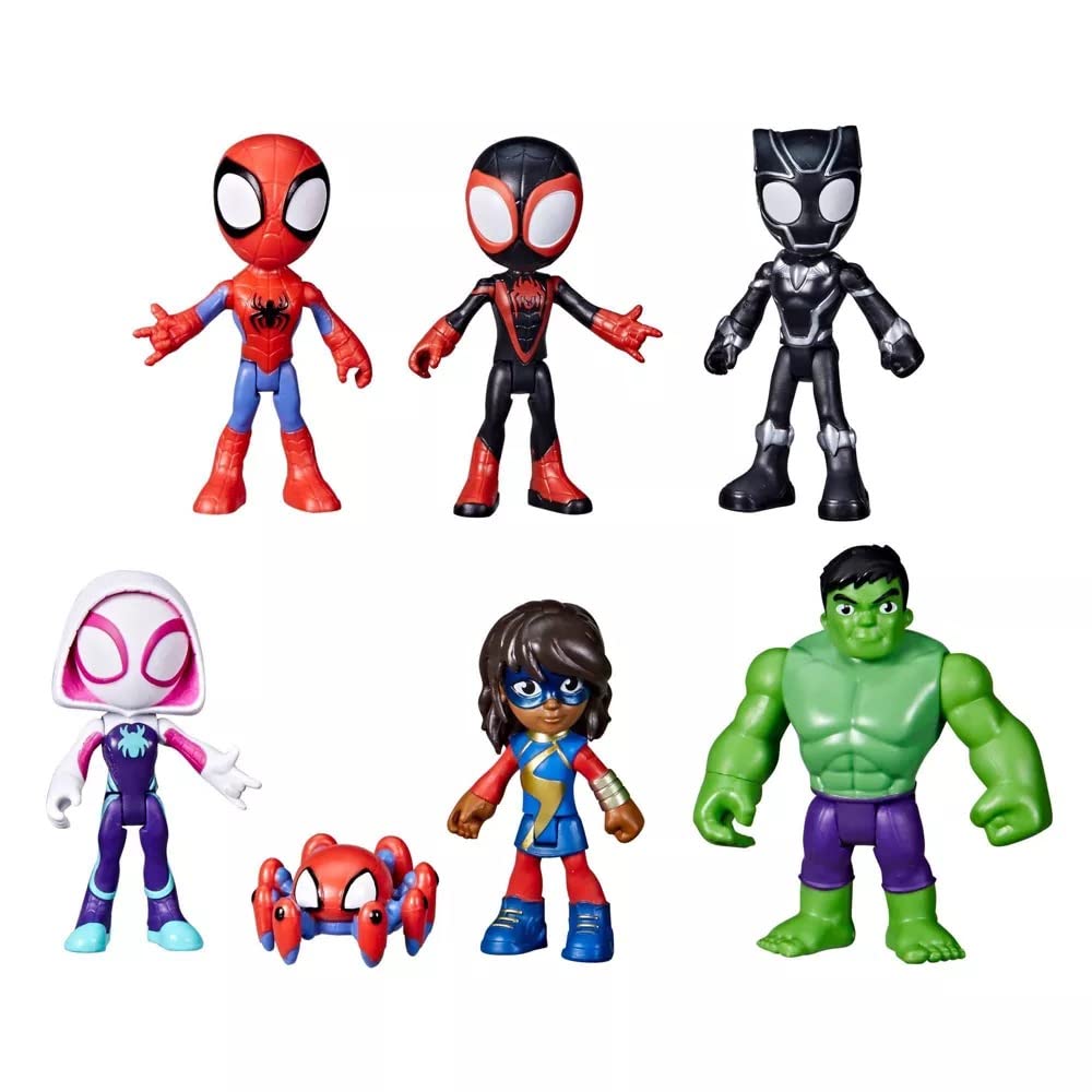 Figuras De Ação Marvel Spidey E Seus Incríveis Amigos 7 Figuras