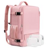 Mochila De Viagem Beraliy Large Para Mulheres 44x31x21cm Rosa