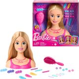 Boneca Barbie Styling Head Com 20 Acessórios Coloridos