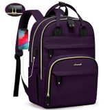 Mochila Lovevook Laptop 15,6" De Nylon Roxo Escuro À Prova D&#39;água
