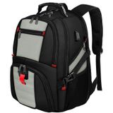Mochila De Viagem Yorepek 50l Com Porta De Carregamento Usb 17" Cinza