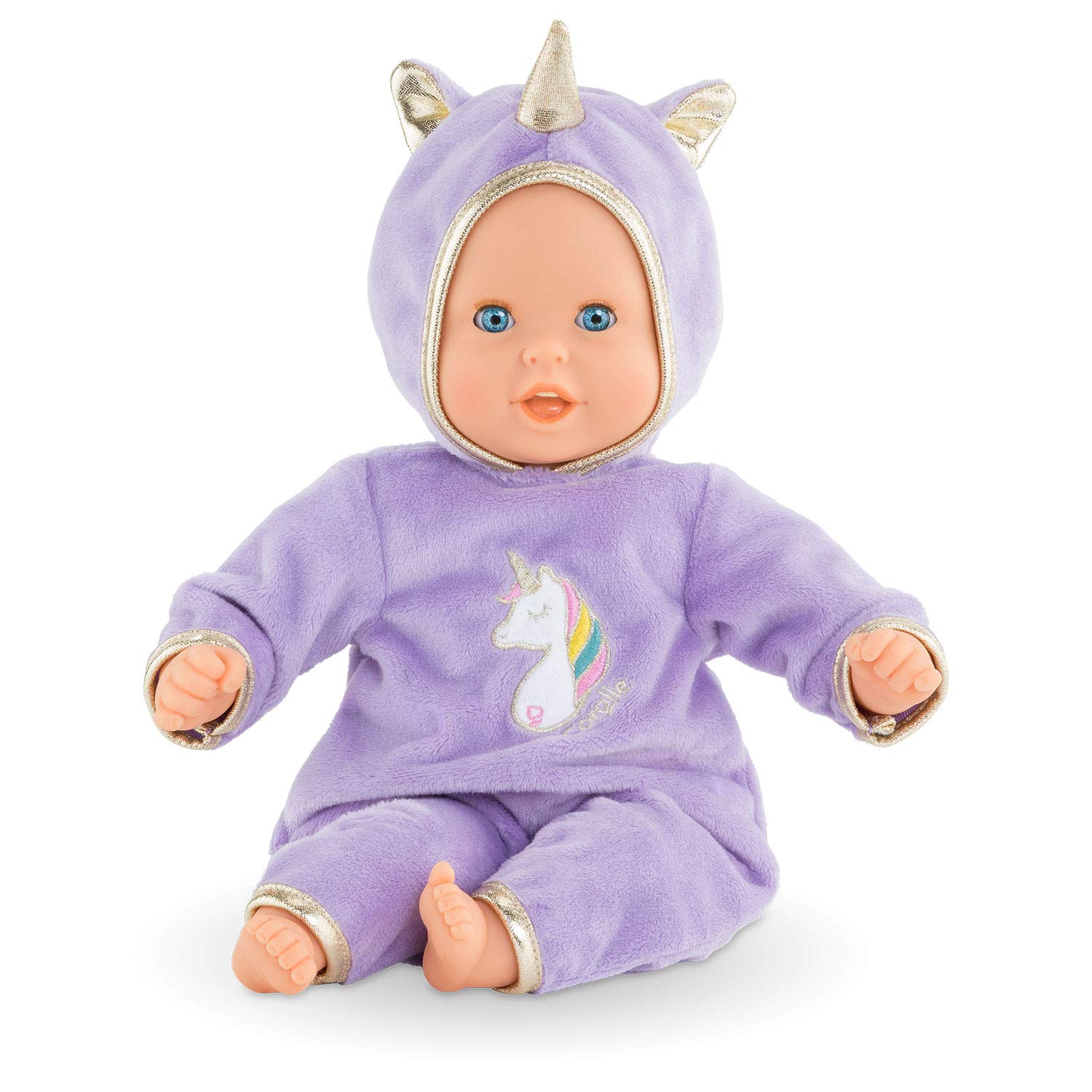 Boneca Corolle Bébé Calin Unicorn Boy 12" Com Roupa