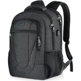 Mochila De Viagem Para Laptop Bikrod 45l Extra Grande 18,4" Preta