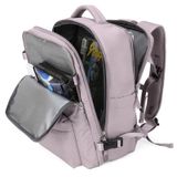 Mochila De Viagem Wonhox Carry On Para Mulheres E Homens Rosa Lótus