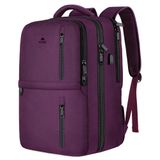 Mochila De Viagem Matein 40l Flight Aprovada Para Mulheres Roxa
