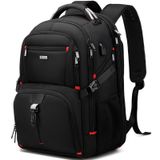 Mochila Duslang Travel Laptop 50l Para Homens E Mulheres De 17 Polegadas Preta