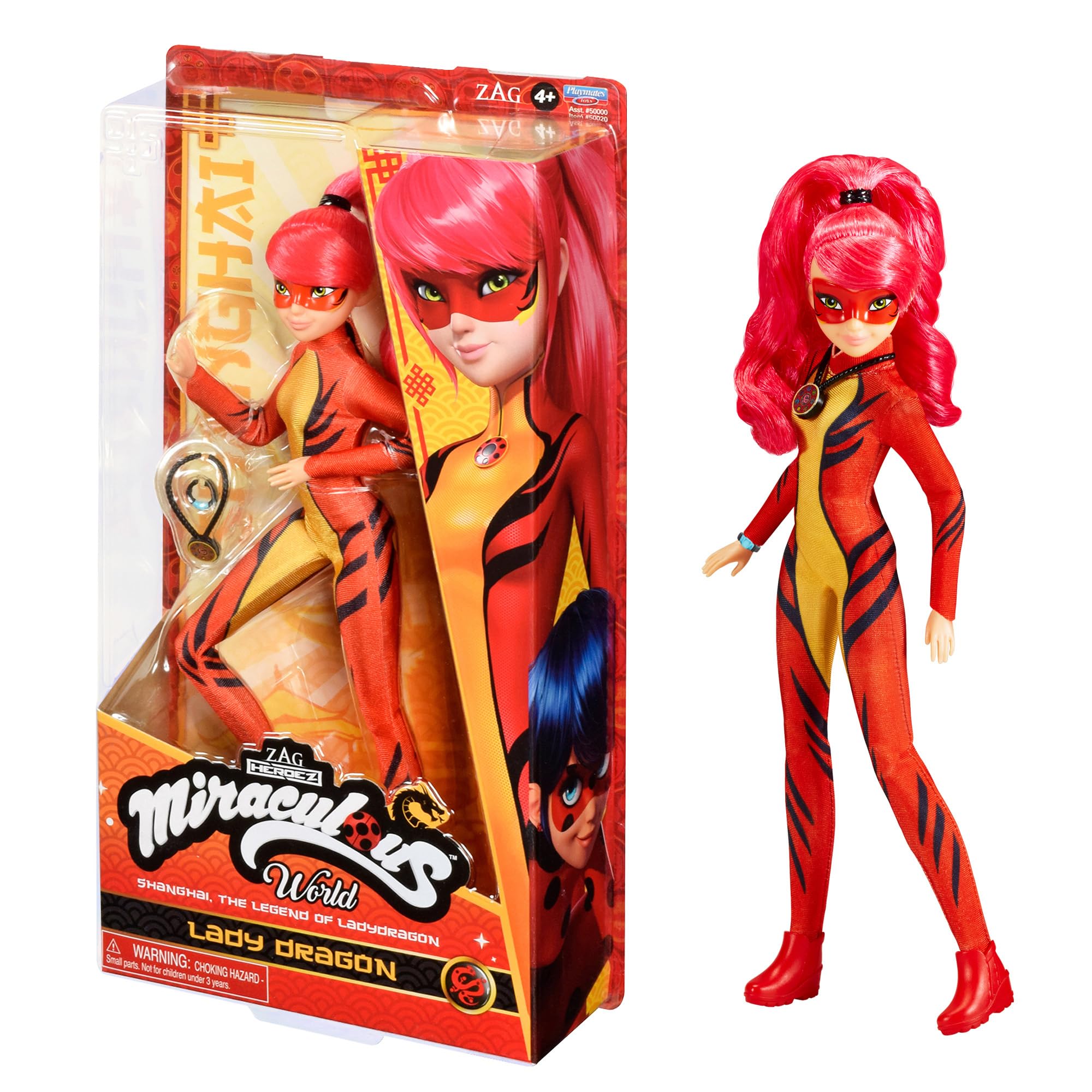Boneca De Moda Miraculous Lady Dragon 10.5 Com Acessórios