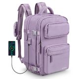 Mochila De Viagem Livacasa Impermeável 40l Para Mulheres Com Porta Usb