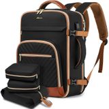 Mochila De Viagem Fiuaie 40l Impermeável Para Mulheres, Laptop De 17"