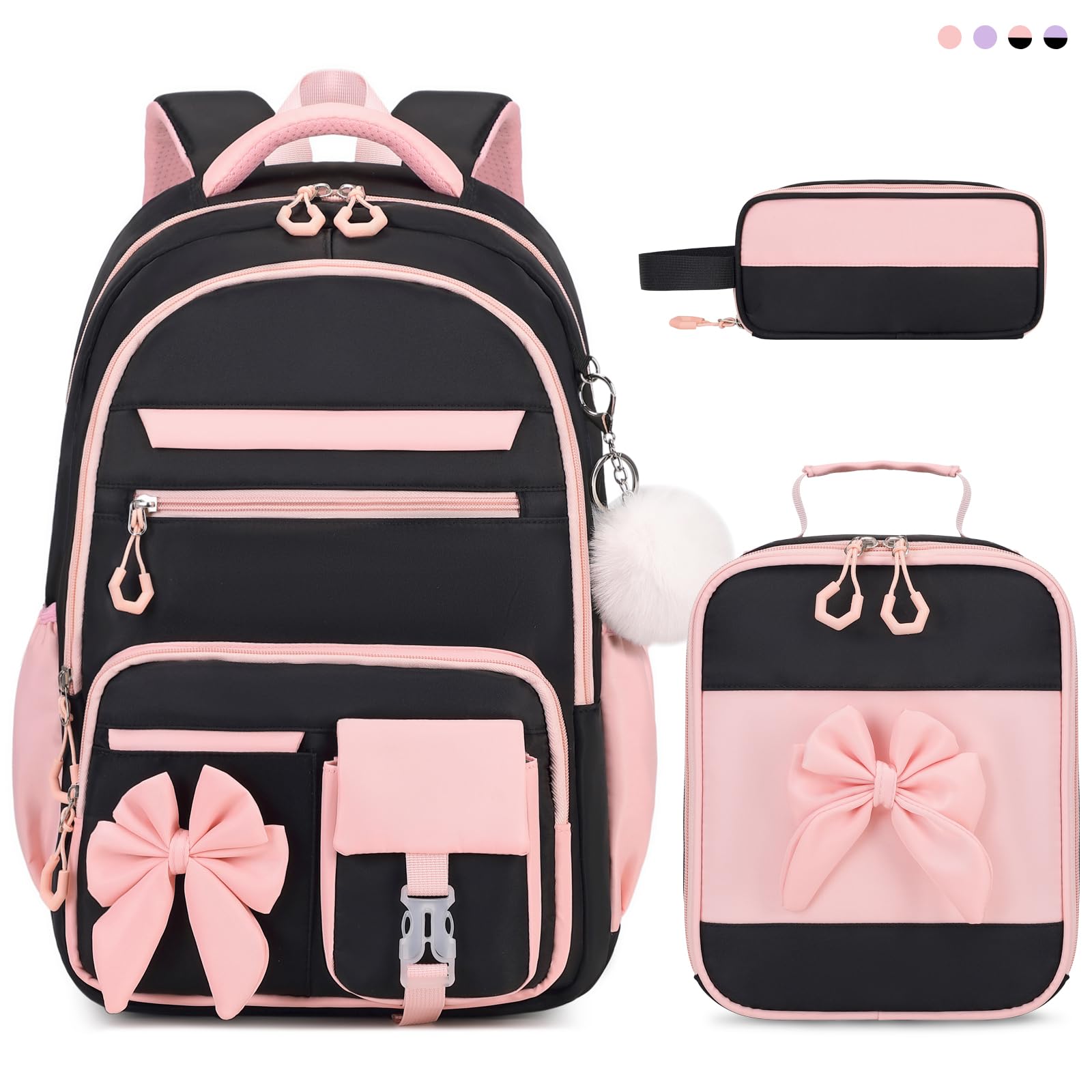 Mochila Digobay Para Meninas Com Lancheira E Estojo