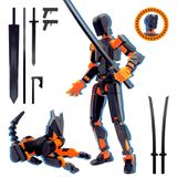 Conjunto De Bonecos De Ação Robtduumy T13 Dummy 13 Titan 13 Com Cachorro