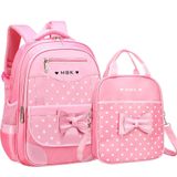 Mochila Escolar Vidoscla Princess Bowknot Para Meninas De Nylon