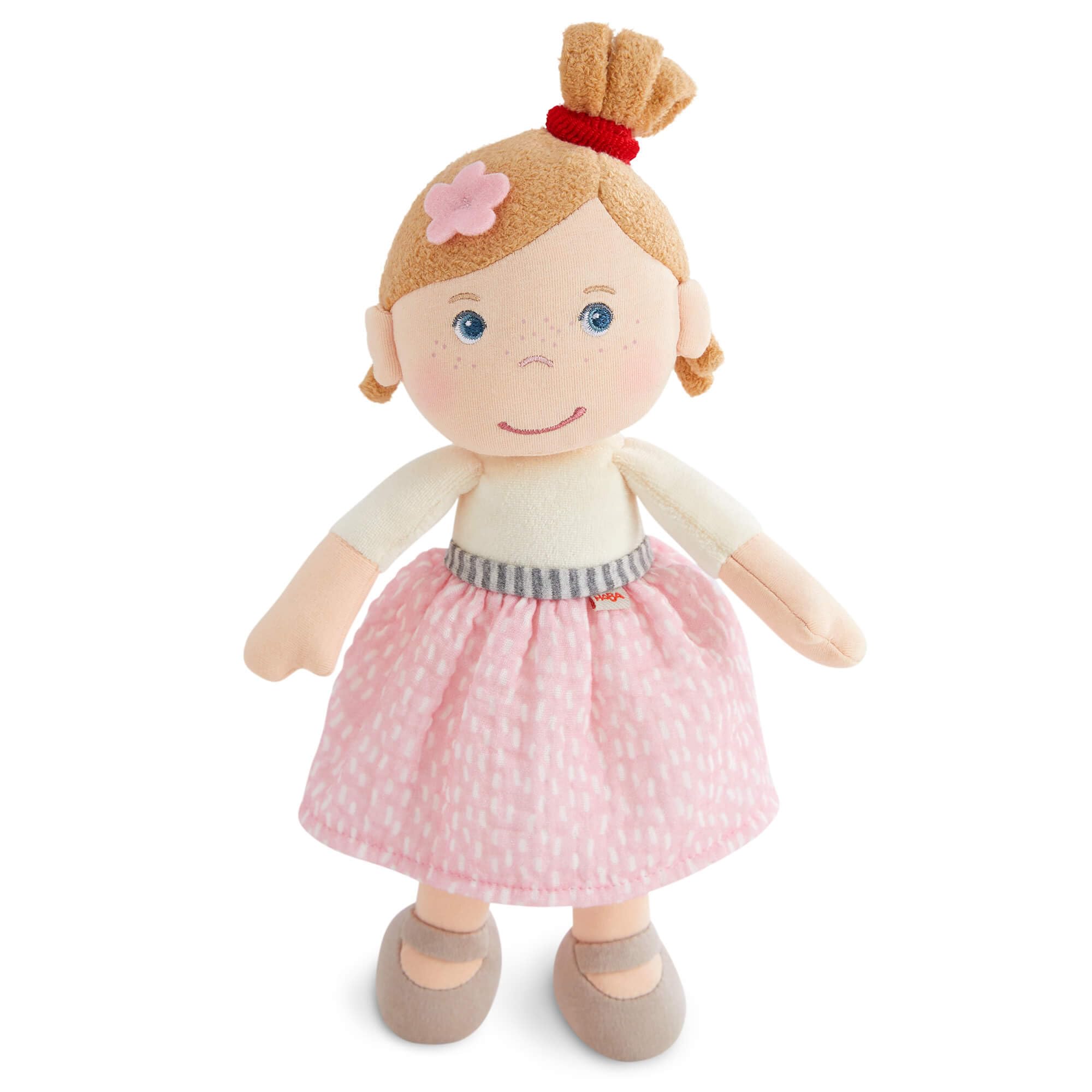 Soft Doll Haba Snug Up Lauren 10 Para Bebê De 6 Meses Ou Mais