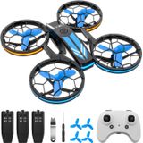 Mini Drones Epstur Rc Drone Auto Hover Headless 3 Baterias