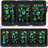 Tablet De Escrita Lcd Zhehao De 6,5 Polegadas Colorido Para Crianças De 3 A 6 Anos
