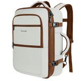 Mochila De Viagem Vancropak Para Mulheres Carry On 40l Bege