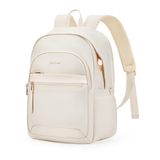 Mochila De Viagem Light Flight Para Mulheres, Laptop De 15,6", Bege