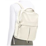 Mochila Suratio Laptop Para Mulheres E Homens Bege 30x13x43cm