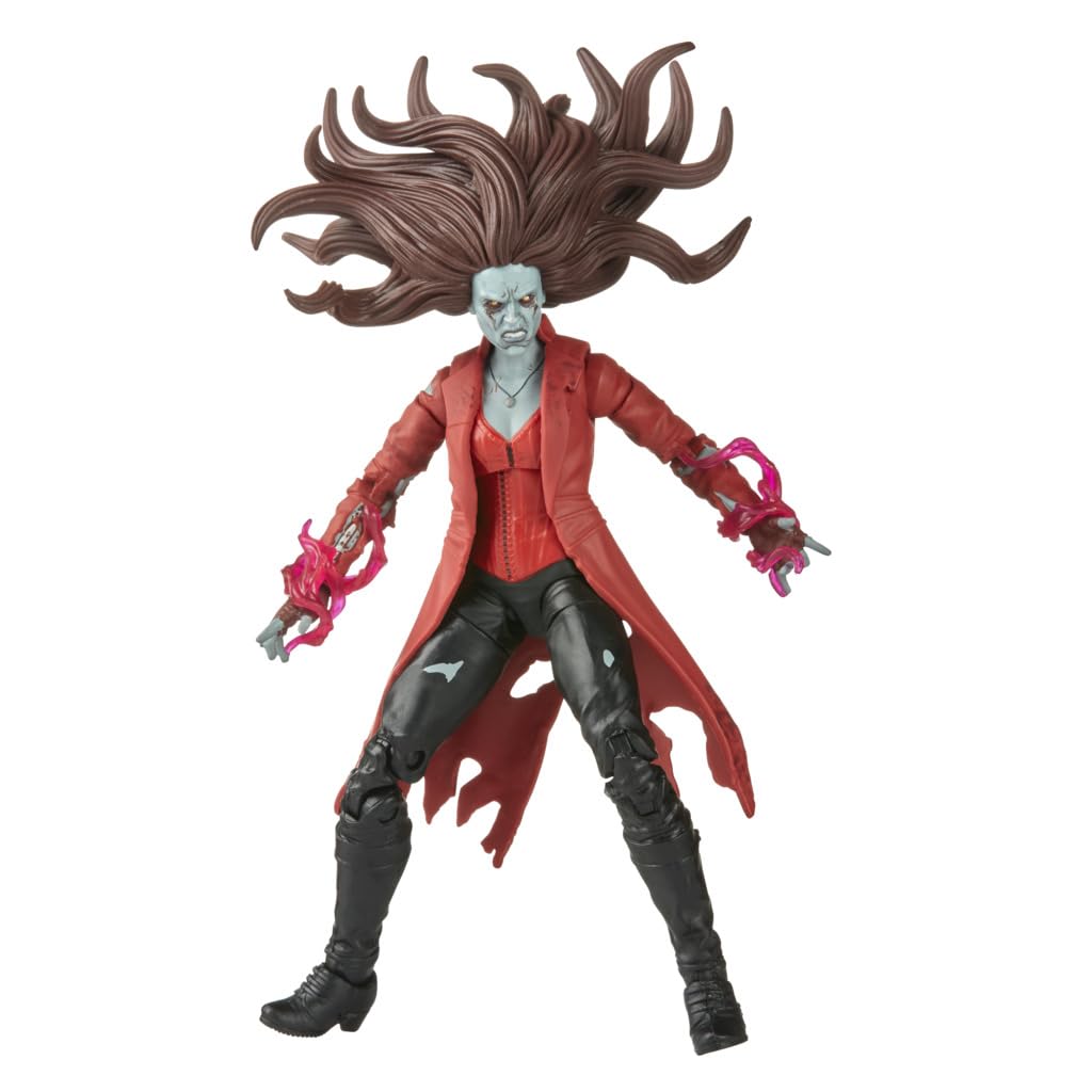 Boneco De Ação Da Série Marvel Legends Zombie Scarlet Witch