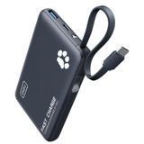 Carregador Portátil Power Bank Iniu 10000mah Com Usb-c 20w Azul
