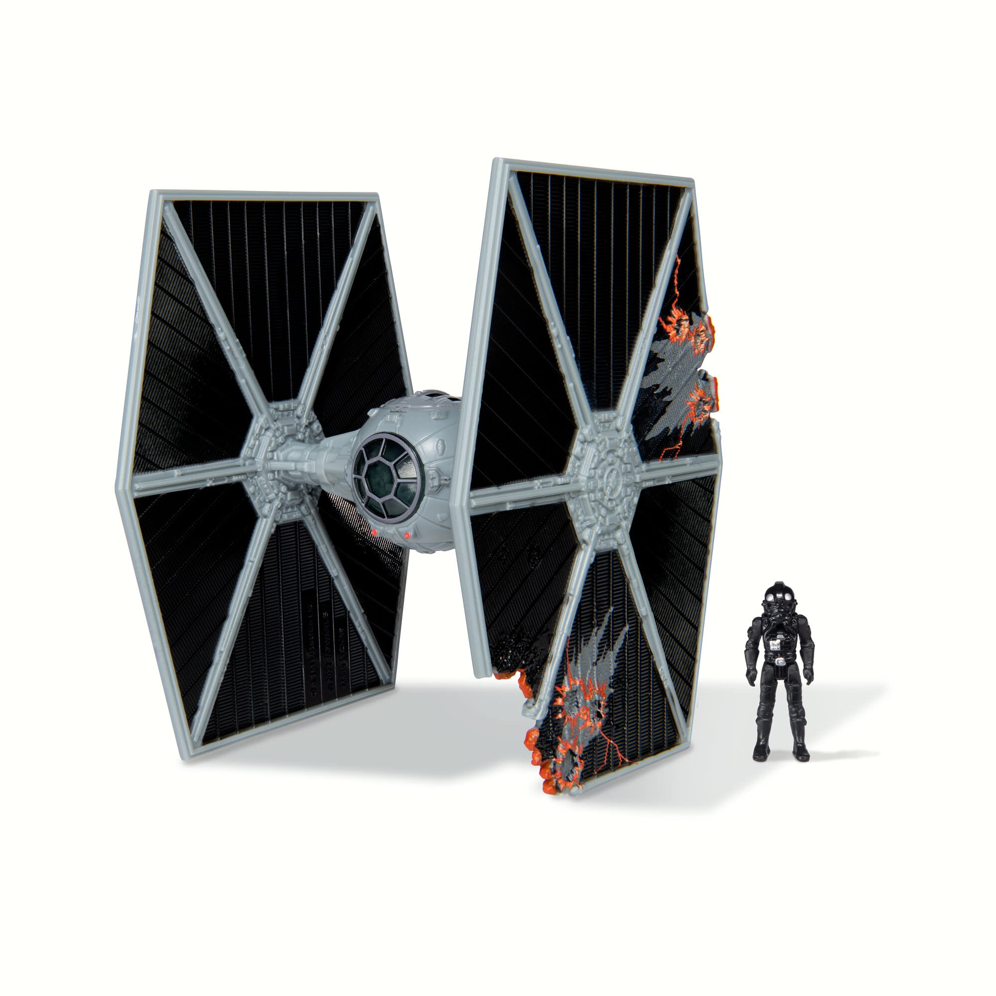 Veículo Star Wars Tie Fighter + Tie Pilot 7,5 Cm Oficial