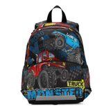 Mochila Litebear Monster Truck Lane Track Para Crianças