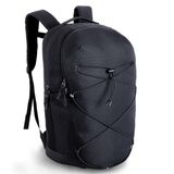 Mochila Keofid Casual Para Homens E Mulheres, Caminhadas E Viagens, Preta