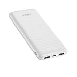 Carregador Portátil Moxnice 10000mah 5v/3a Usb-c Branco