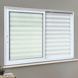 Veneziana Elite 3 Folhas Moveis 100 X 120 Vidro Liso Branco